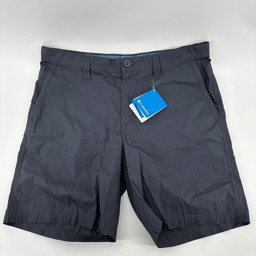 Columbia Washed Out Shorts Mens 36 Navy Blue 8 Inch Inseam AM4705-419